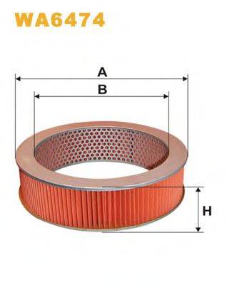 WIX FILTERS WA6474 Повітряний фільтр