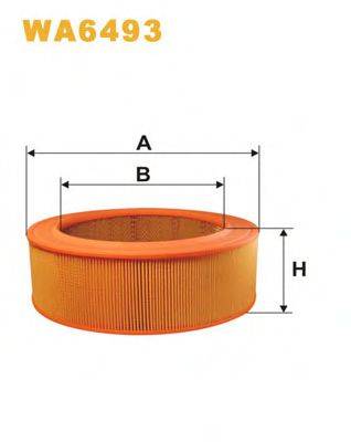 WIX FILTERS WA6493 Повітряний фільтр