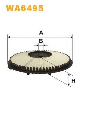 WIX FILTERS WA6495 Повітряний фільтр