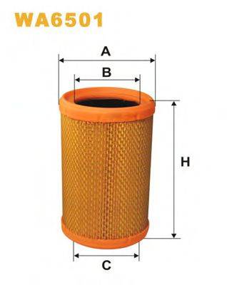 WIX FILTERS WA6501 Повітряний фільтр