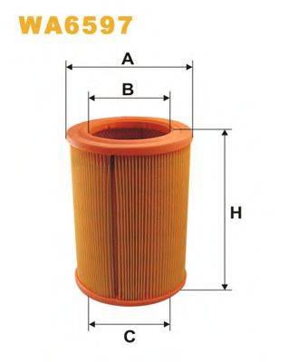 WIX FILTERS WA6597 Повітряний фільтр