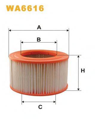 WIX FILTERS WA6616 Повітряний фільтр