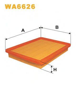 WIX FILTERS WA6626 Повітряний фільтр