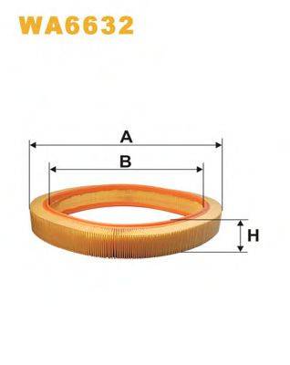 WIX FILTERS WA6632 Повітряний фільтр