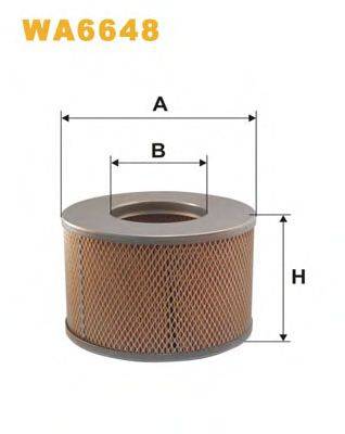 WIX FILTERS WA6648 Повітряний фільтр