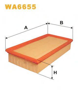 WIX FILTERS WA6655 Повітряний фільтр