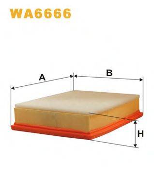 WIX FILTERS WA6666 Повітряний фільтр