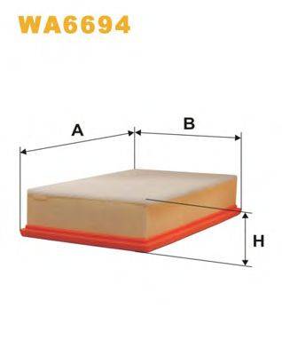 WIX FILTERS WA6694 Повітряний фільтр