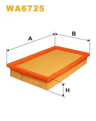 WIX FILTERS WA6725 Повітряний фільтр