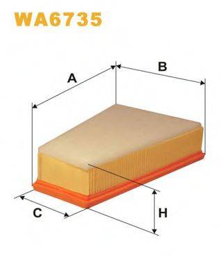 WIX FILTERS WA6735 Повітряний фільтр