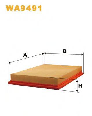 WIX FILTERS WA9491 Повітряний фільтр
