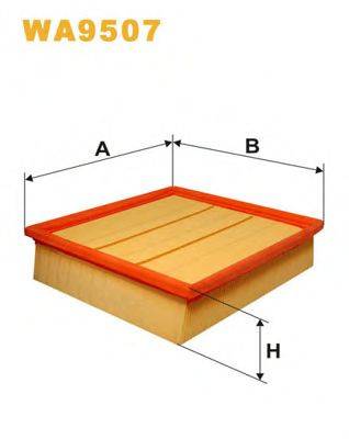 WIX FILTERS WA9507 Повітряний фільтр