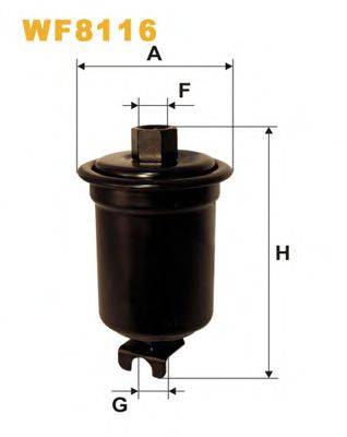 WIX FILTERS WF8116 Паливний фільтр