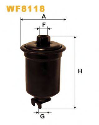 WIX FILTERS WF8118 Паливний фільтр