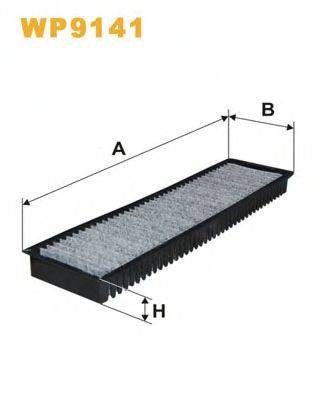 WIX FILTERS WP9141 Фільтр, повітря у внутрішньому просторі