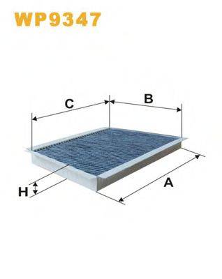 WIX FILTERS WP9347 Фільтр, повітря у внутрішньому просторі