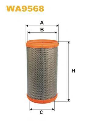 WIX FILTERS WA9568 Повітряний фільтр