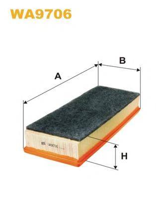 WIX FILTERS WA9706 Повітряний фільтр