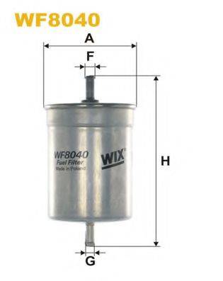 WIX FILTERS WF8040 Паливний фільтр