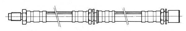 CEF 510613 Гальмівний шланг