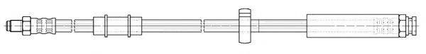 CEF 511409 Гальмівний шланг