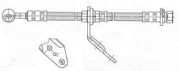 CEF 511998 Гальмівний шланг