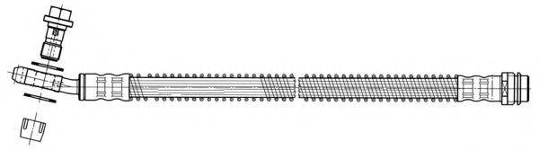 CEF 512444 Гальмівний шланг