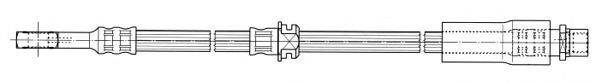 CEF 512452 Гальмівний шланг