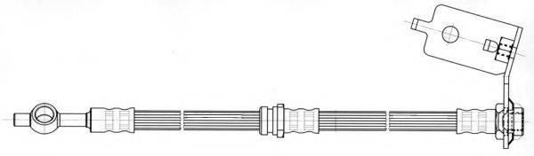 CEF 512494 Гальмівний шланг