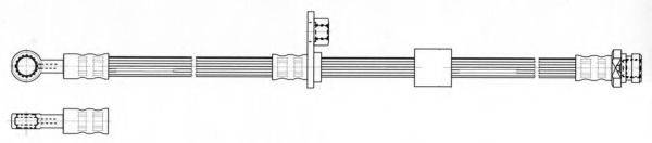 CEF 512522 Гальмівний шланг