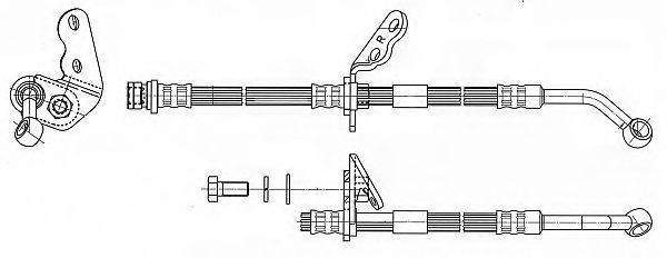 CEF 512575 Гальмівний шланг