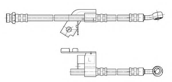 CEF 512629 Гальмівний шланг