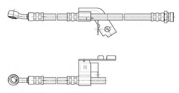 CEF 512630 Гальмівний шланг