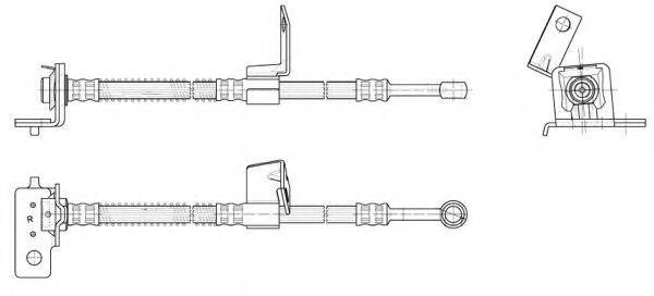 CEF 512632 Гальмівний шланг