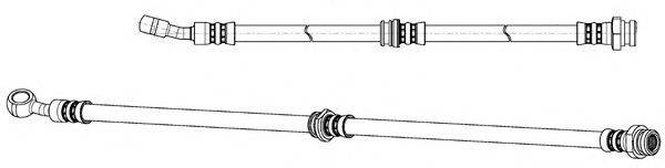 CEF 512661 Гальмівний шланг