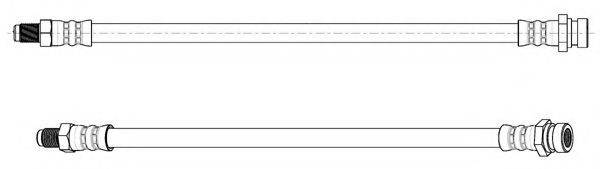 CEF 512786 Гальмівний шланг