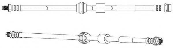 CEF 512804 Гальмівний шланг