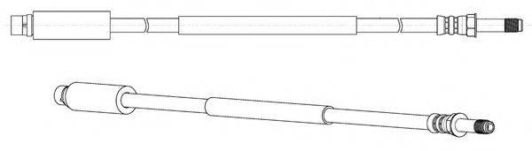 CEF 512821 Гальмівний шланг