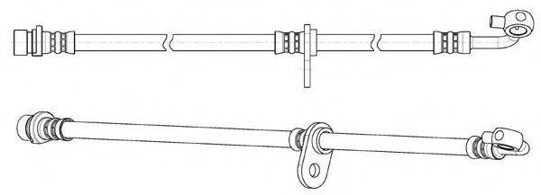 CEF 512860 Гальмівний шланг