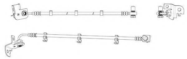 CEF 518307 Гальмівний шланг