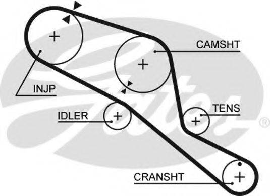 GATES 5303 Ремінь ГРМ
