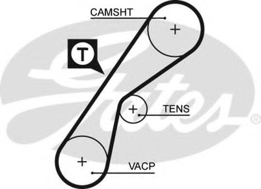 GATES 5407XS Ремінь ГРМ