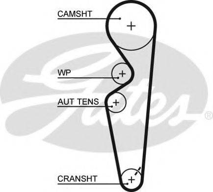GATES 5431XS Ремінь ГРМ