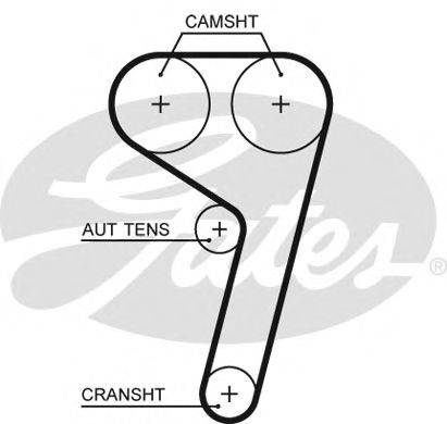 GATES 5669XS Ремінь ГРМ
