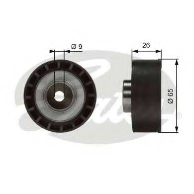 GATES T36383 Паразитний / провідний ролик, полікліновий ремінь