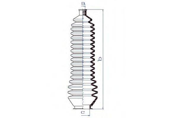 DA SILVA K5288 Пильовик, рульове управління