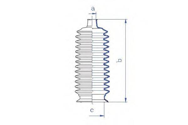 DA SILVA K5397 Пильовик, рульове управління