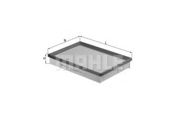 KNECHT LX1572 Повітряний фільтр