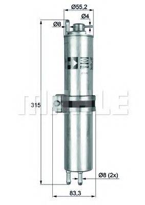 KNECHT KLH12 Паливний фільтр