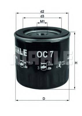 KNECHT OC7 Масляний фільтр